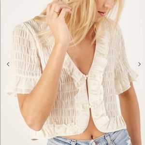 Reformation Dietrich Blouse